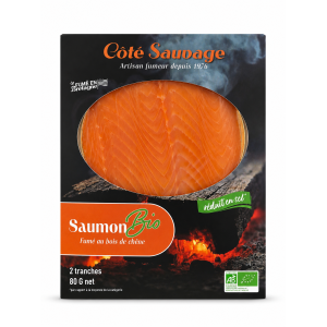 Saumon bio fumé 2 tranches...