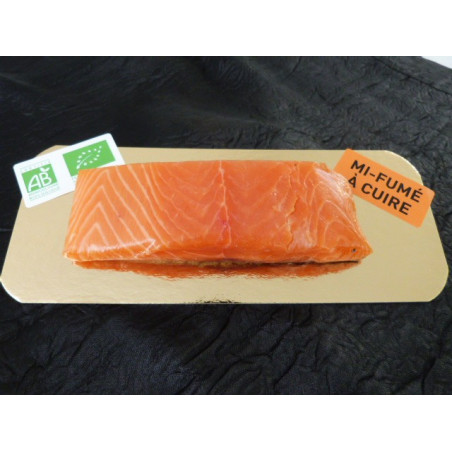 Saumon Bio pavé frais mi-fumé
